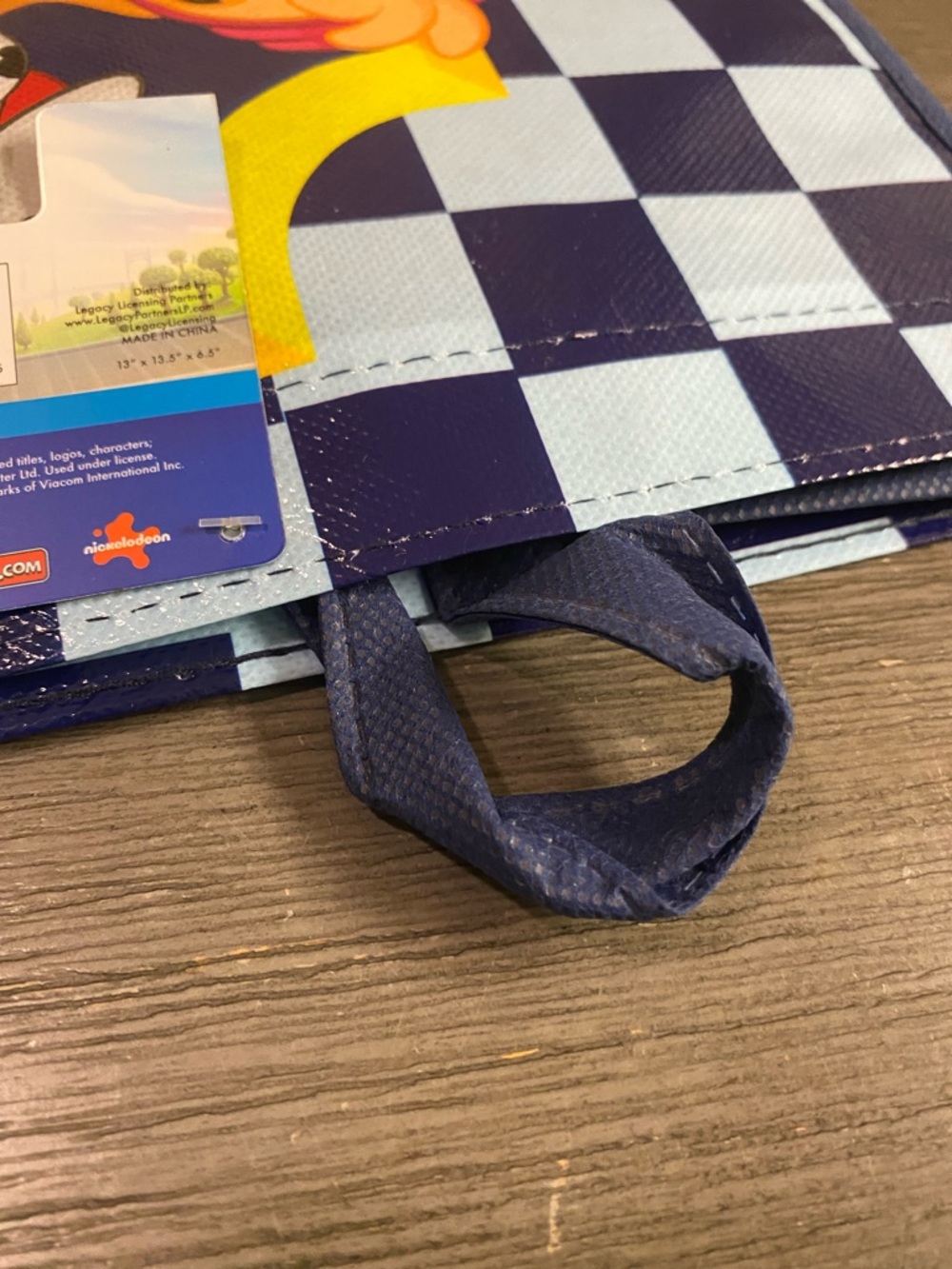 Paw Patrol Blue Checkered Heroes Work Together Tote - Picture 4 of 4